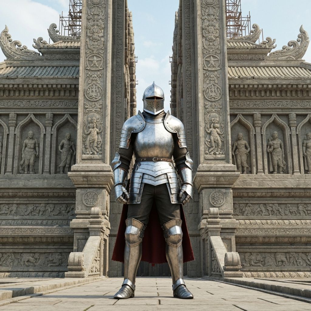 Illustration representing the Knight of the East and West degree